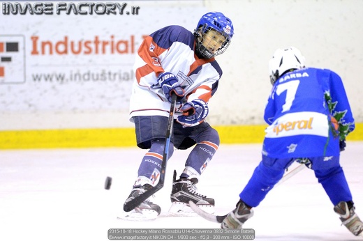 2015-10-18 Hockey Milano Rossoblu U14-Chiavenna 0932 Simone Battelli